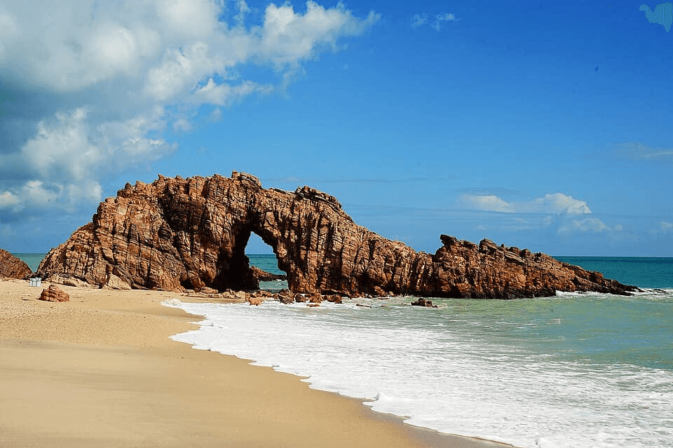 Paisagem da rota Jijoca a Jericoacoara, Litoral Oeste do Ceará.