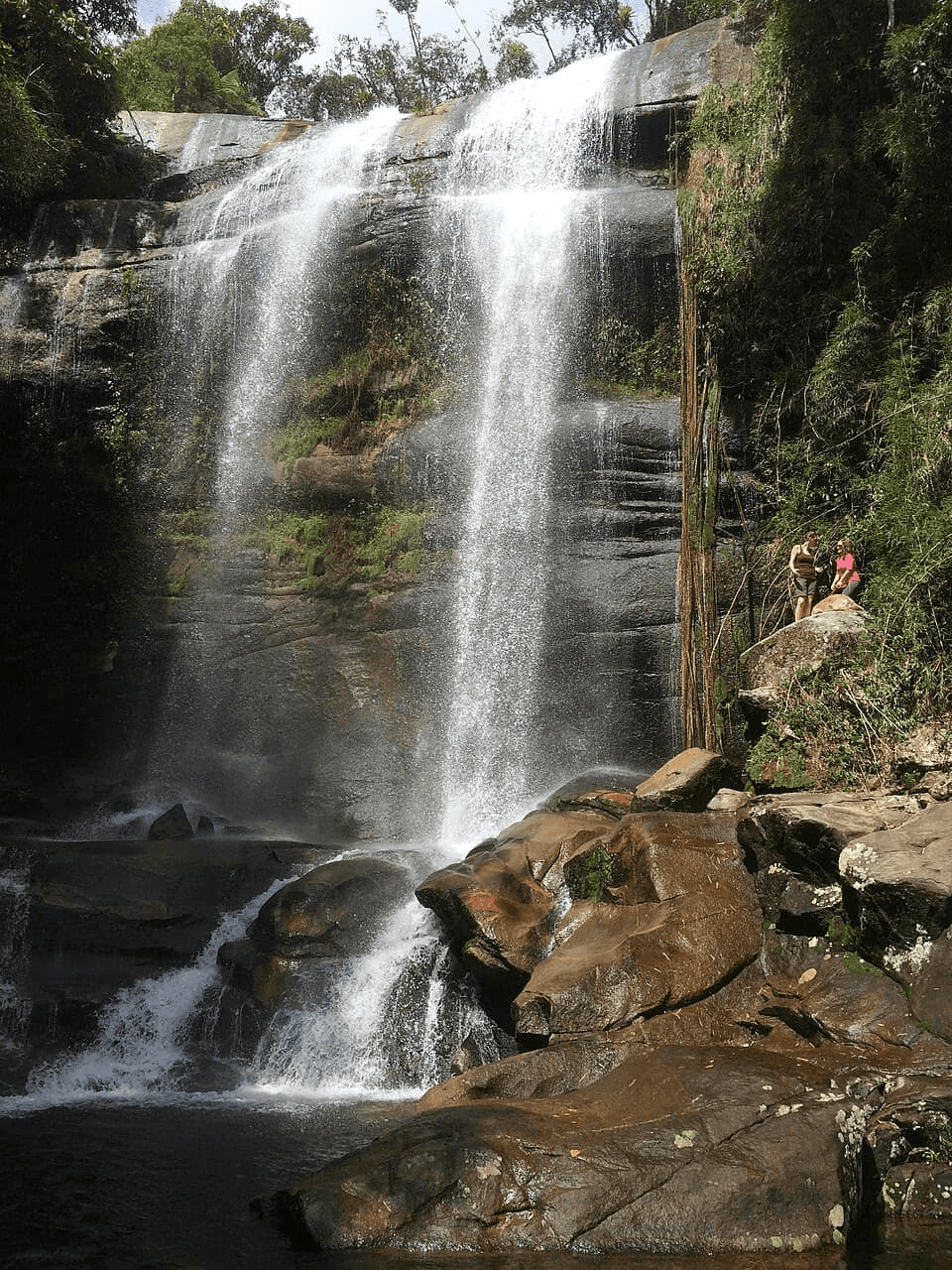 Paisagem da rota Teresópolis a Itaipava (BR-495), Serra Fluminense.