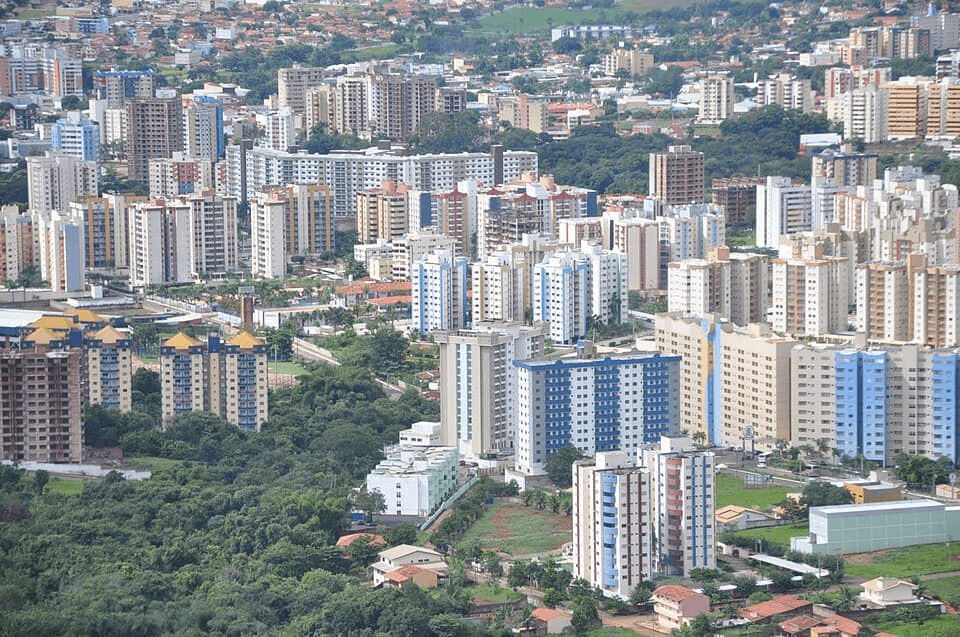 Paisagem da rota Caldas Novas, Goiás.