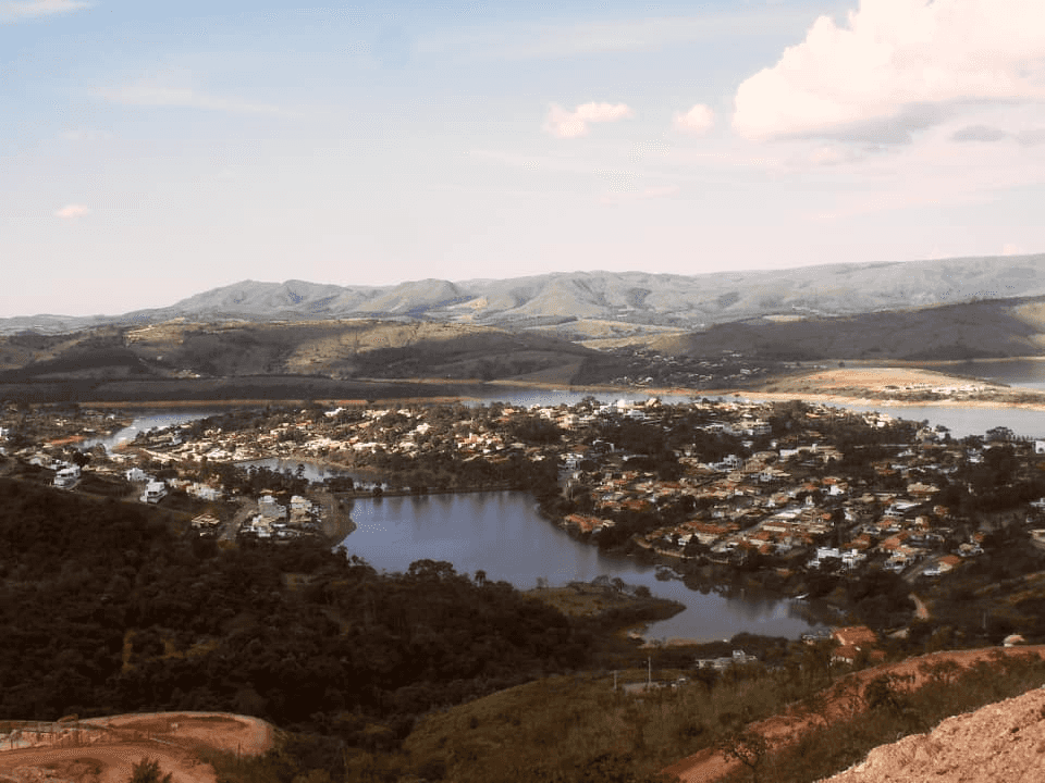Paisagem da rota Capitólio e os cânions de Furnas, Sudoeste de Minas.