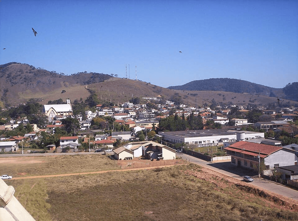 Paisagem da rota Garganta do Registro (BR-354), Serra da Mantiqueira.