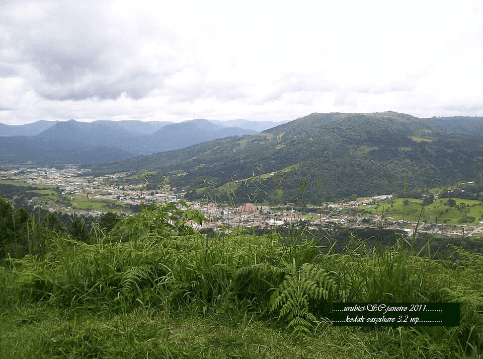 Paisagem da rota Urubici a São Joaquim, Serra Catarinense.