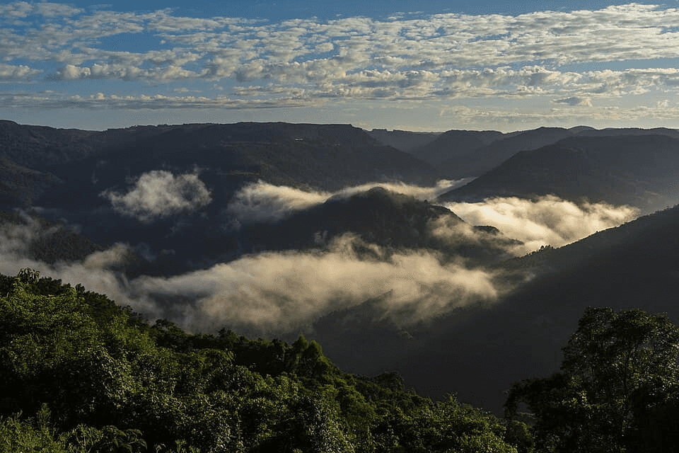 Paisagem da rota Gramado e Canela, Serra Gaúcha.