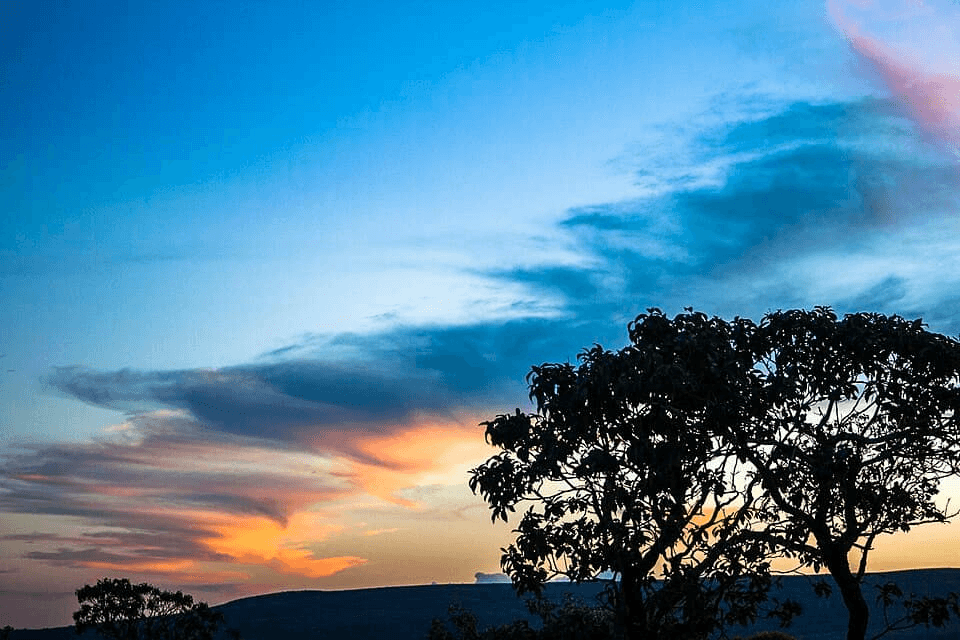 Paisagem da rota Brasília à Chapada dos Veadeiros, Chapada dos Veadeiros.