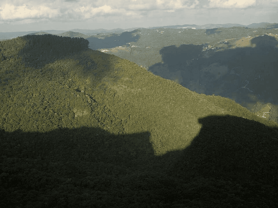 Paisagem da rota Visconde de Mauá, Serra da Mantiqueira.