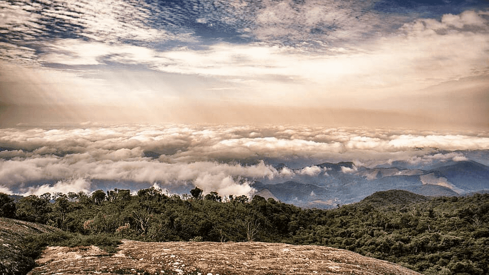 Paisagem da rota Monte Verde, Serra da Mantiqueira.