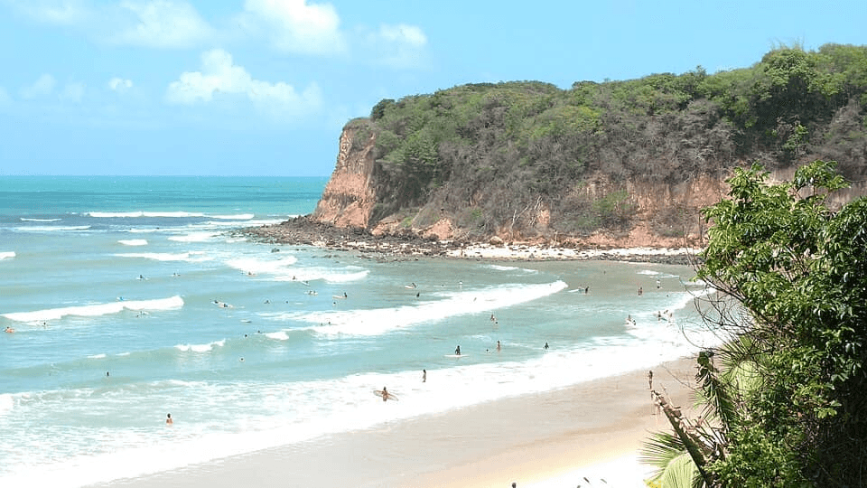 Paisagem da rota Natal a Pipa (Rota do Sol), Litoral Sul Potiguar.