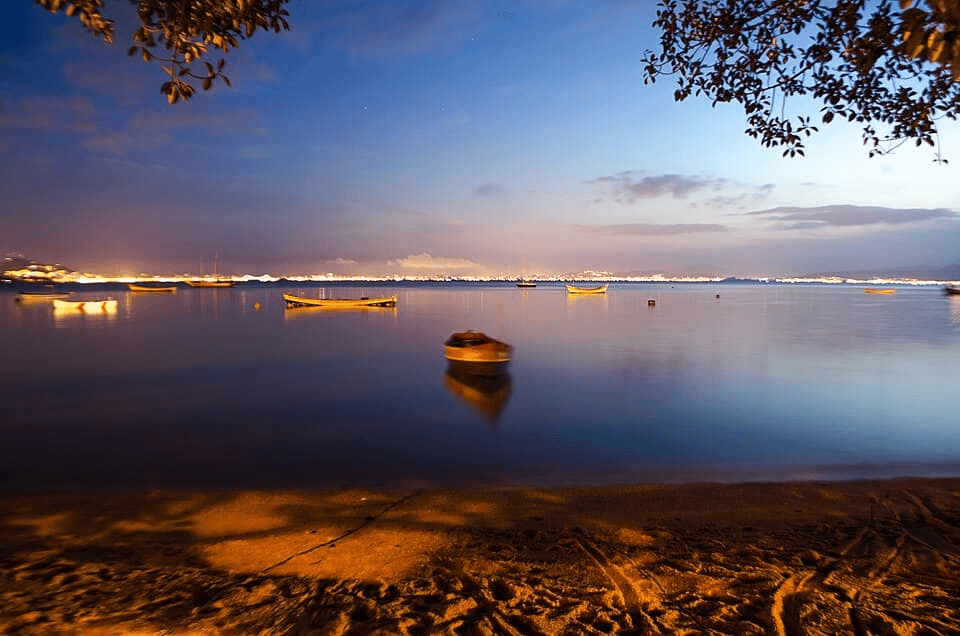 Paisagem da rota Florianópolis: Costa Sul da Ilha, Florianópolis.