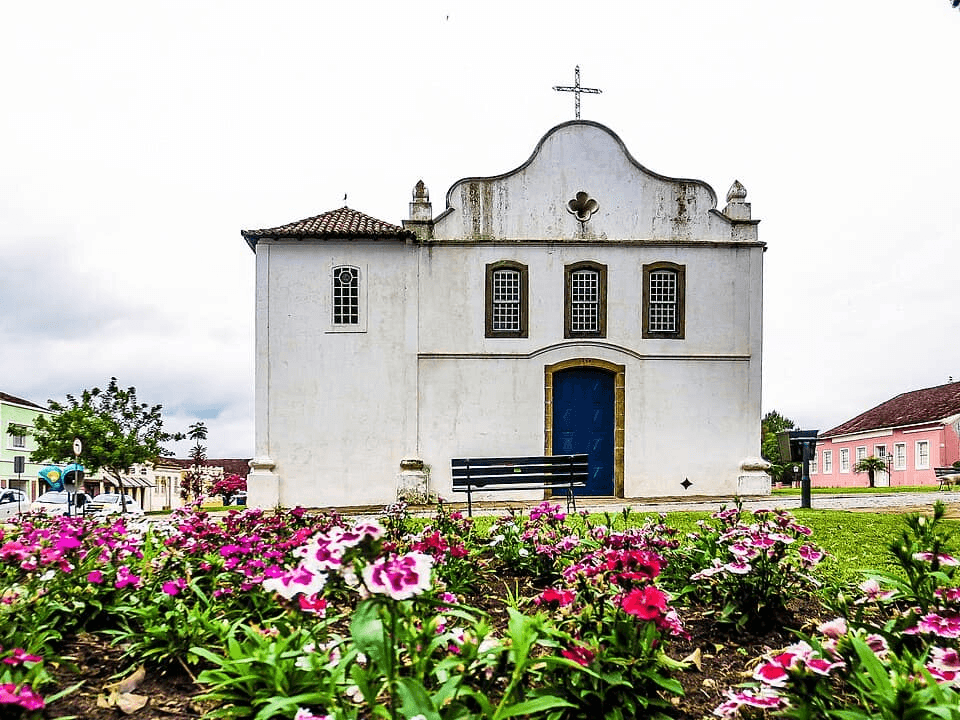 Paisagem da rota Curitiba à Lapa, Campos Gerais.