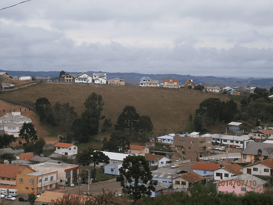 Paisagem da rota São Joaquim a Bom Jardim da Serra, Serra Catarinense.
