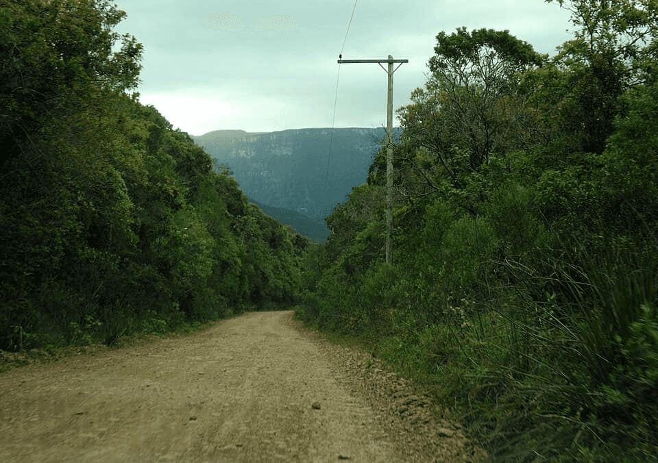 Paisagem da rota Serra do Faxinal, Campos de Cima da Serra.