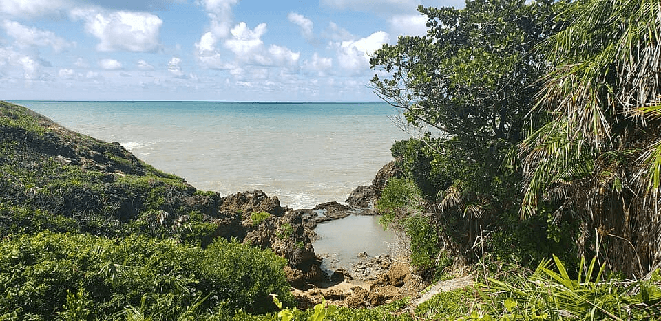 Paisagem da rota Litoral Sul da Paraíba, Litoral da Paraíba.