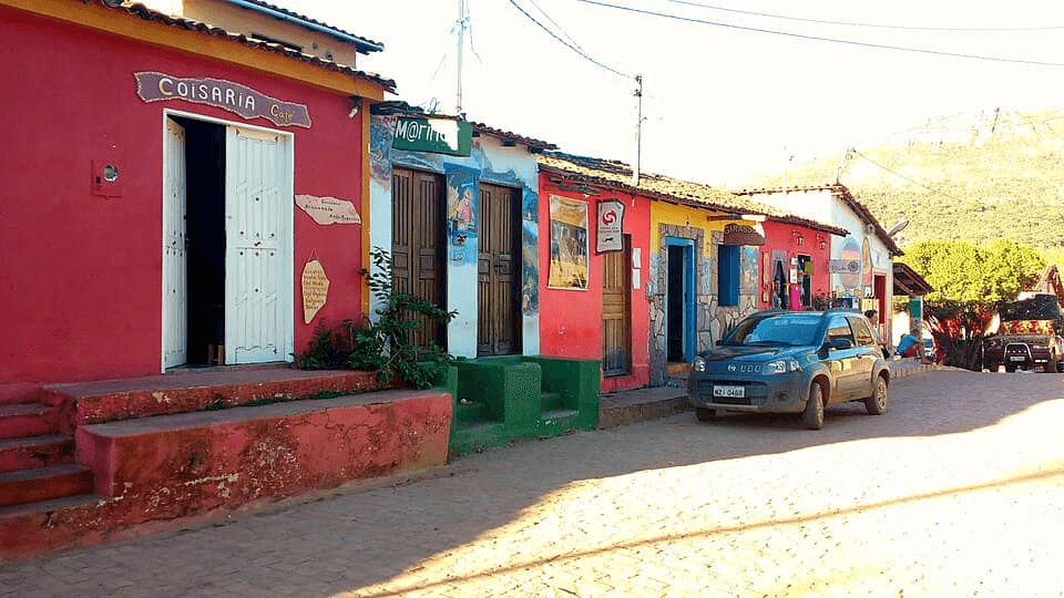 Paisagem da rota Palmeiras e Vale do Capão, Chapada Diamantina.
